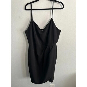 Lulu's Classic Black Mini Dress